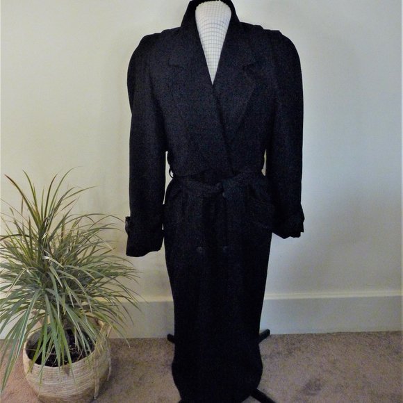 Irving Posluns Jackets & Blazers - Vintage Irving Posluns Double Breasted Wool Trench Coat